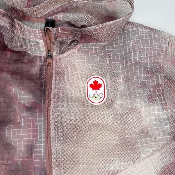 LULULEMON X TEAM CANADA Men's Translucent Hooded Jacket Size Large - Picture 5 of 8
